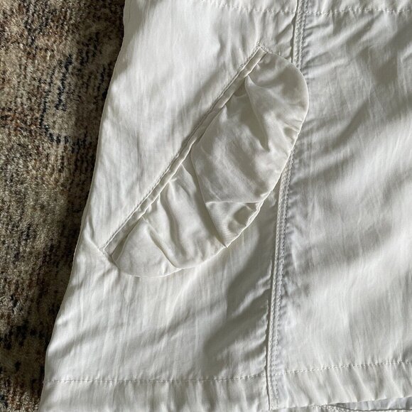 Eddie Bauer Womens First Ascent Travex Nylon Jacket Size XS Full Zip White Logo - Picture 8 of 16